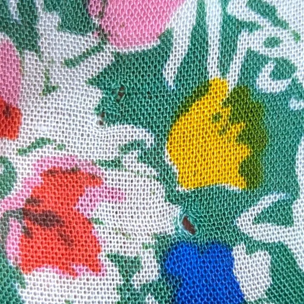 Poupette St Barth | Green Floral Sleeveless Keyhole Mini Dress Tassel Size Mediu